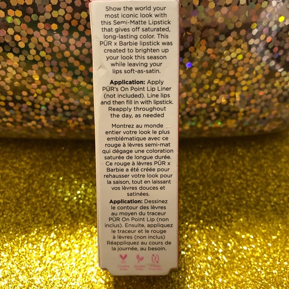 BNIB! PUR x Barbie Iconic Lips Semi-Matte Lipstick 💄 in Innovator - Picture 5 of 7
